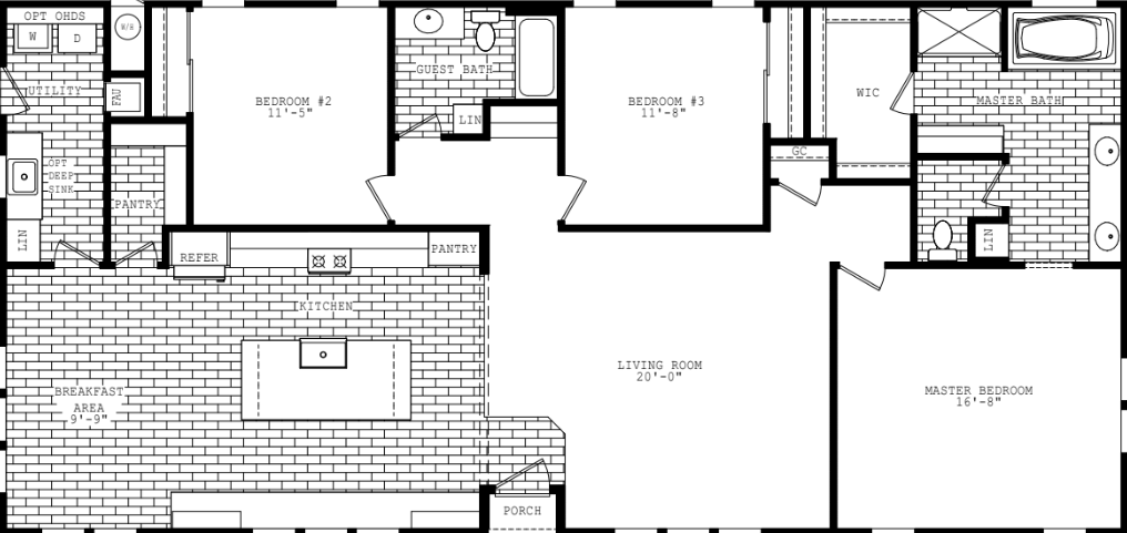 HD3266A Floor Plan