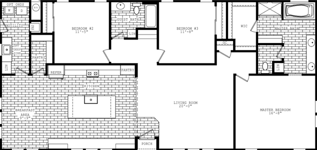 Hd3266a floor plan home features