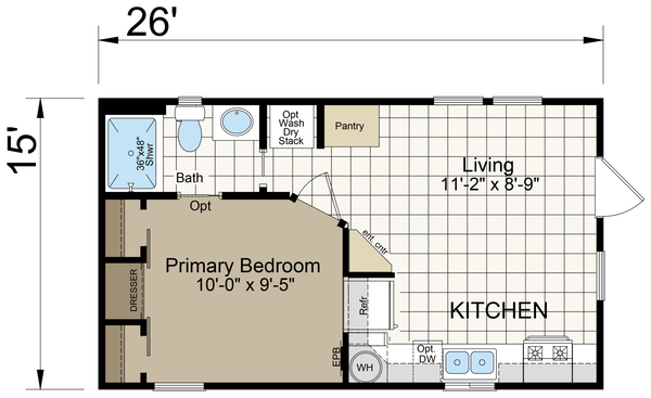 Pm 514 floor plan home features