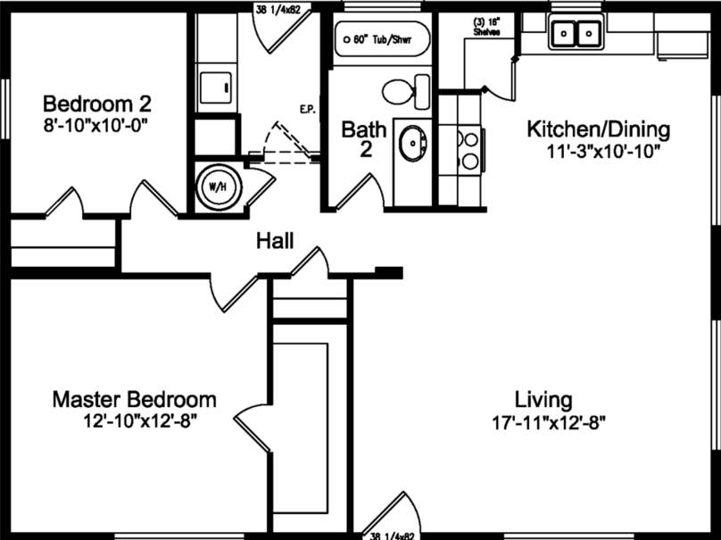 The D River 28362A Floor Plan