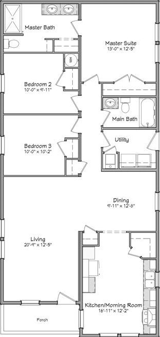 Independence series braxton 28' floor plan home features