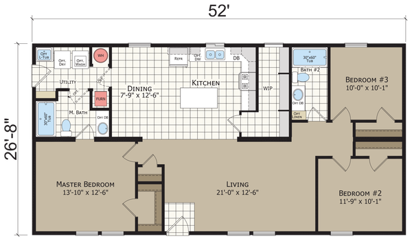 Hidden creek hc4523p floor plan home features