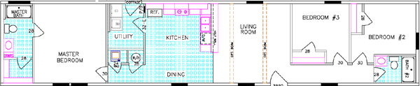 Huff floor plan home features