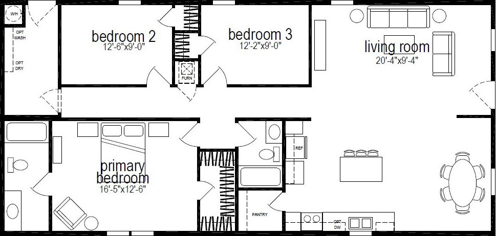 Millcreek 4405-6 Floor Plan