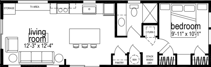 GS ADU D400N  Floor Plan