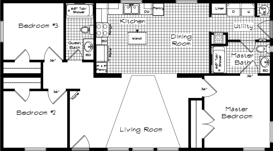 Pinehurst 2502 Floor Plan