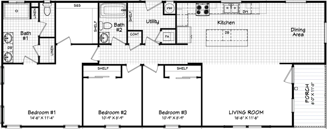 Coronado 24603B Floor Plan