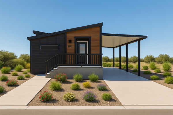 Crystal cove hero and exterior home features