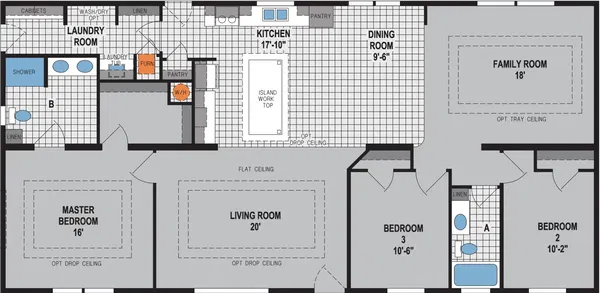 Skyliner 6334b floor plan home features
