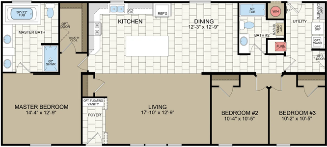 Af2860cd floor plan home features