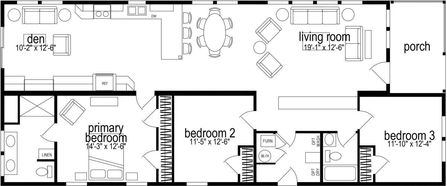 Skyliner f601 floor plan home features