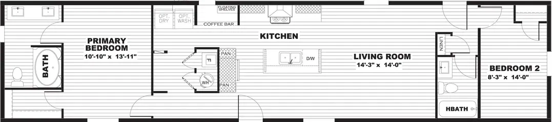Tuscany floor plan home features