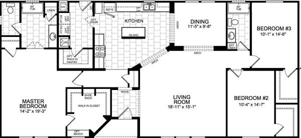 Cavalier floor plan home features