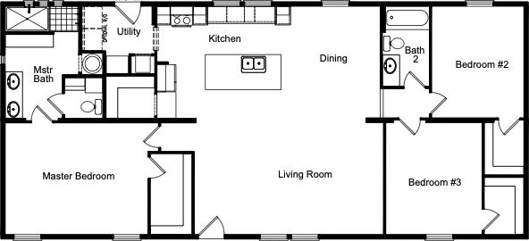 Secret cove floor plan home features