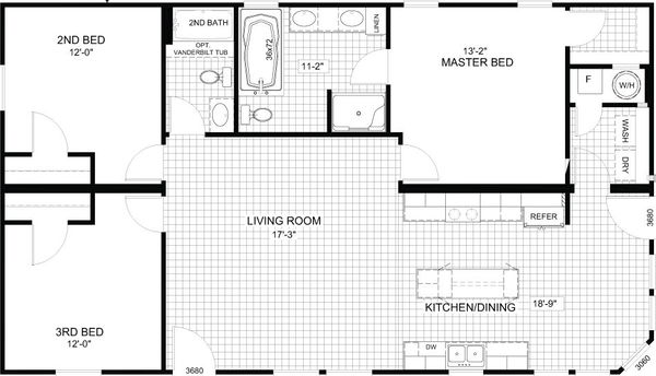 The maverick floor plan home features