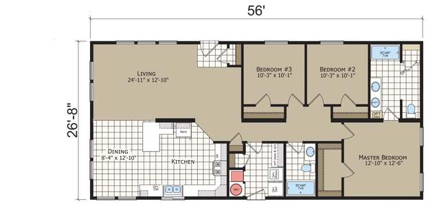 Crystal bay estates cb4563c floor plan home features