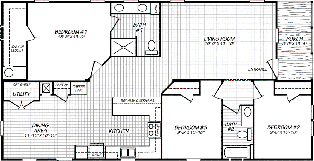 Pure homes 28523u floor plan home features
