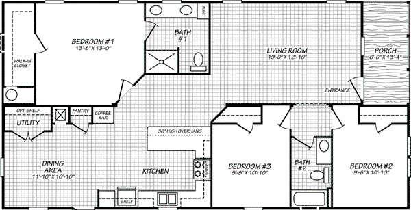 Pure homes 28523u floor plan home features