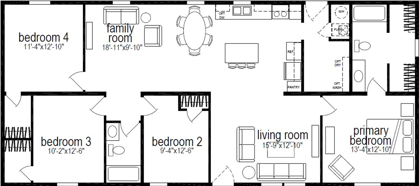 Millcreek 4406-6 Floor Plan