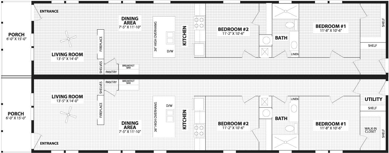 The cumberland floor plan home features