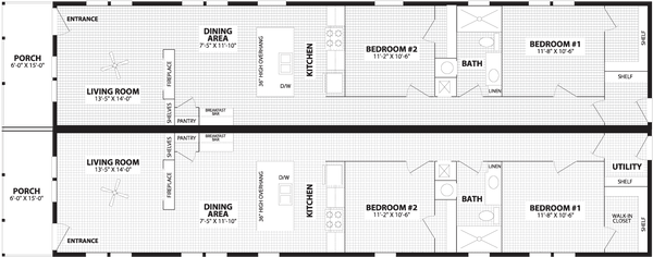 The cumberland floor plan home features