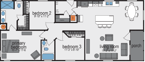 Sunset Ridge-K117G Floor Plan