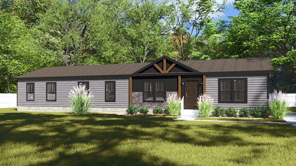 The jackson hero, elevation, and exterior home features