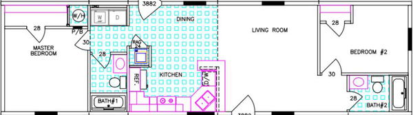 Columbus floor plan home features