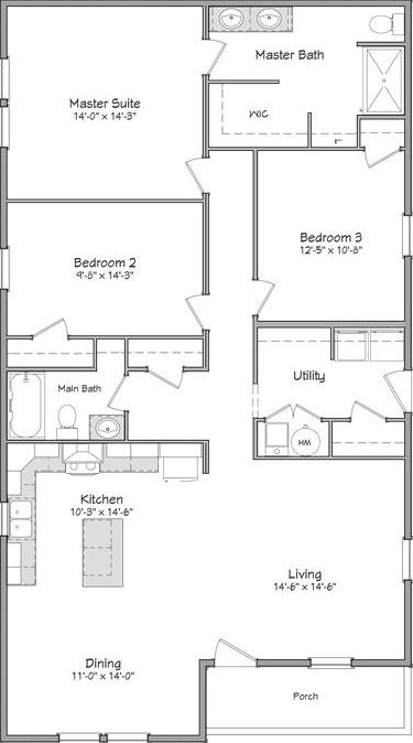 Independence series huntington 30' floor plan home features