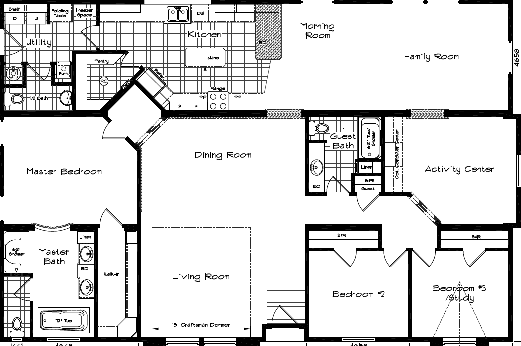 Grand Manor 6005 Floor Plan