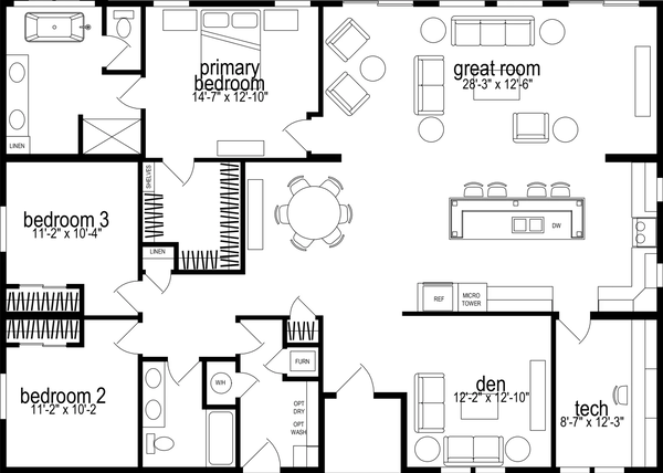 Roberto floor plan home features