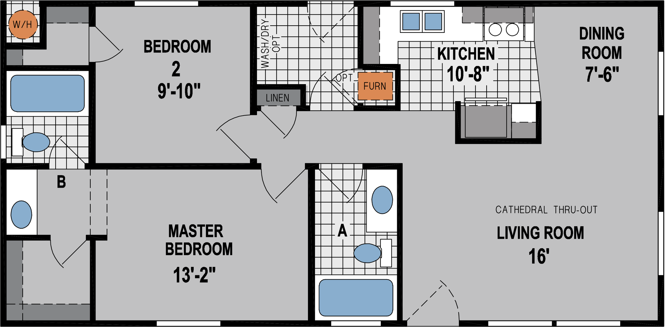 Amber Cove 4610CTC Floor Plan