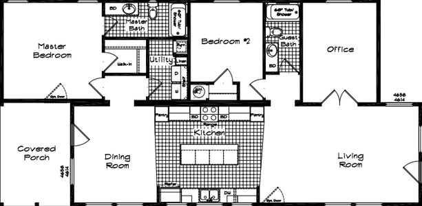 Meadow ranch 4001 floor plan home features