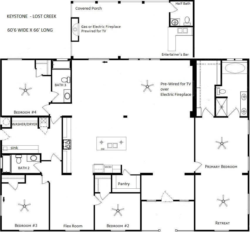 Keystone - Lost Creek Model MAX Floor Plan