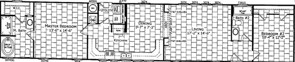 Loft floor plan home features