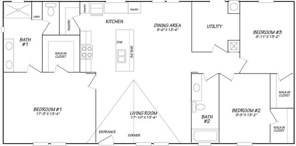 Topaz 28563a floor plan home features