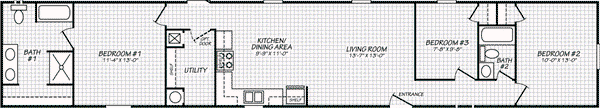 Valuhomes 14763p floor plan home features