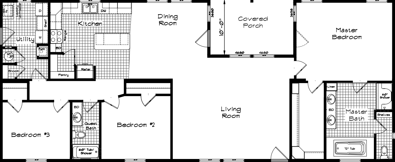 Cedar Canyon 2086 Floor Plan