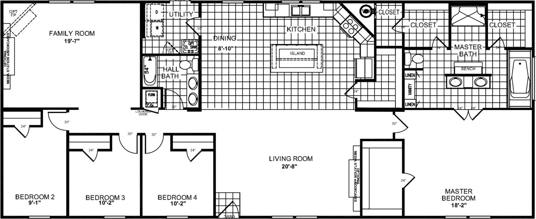 Trailblazer t76b floor plan home features