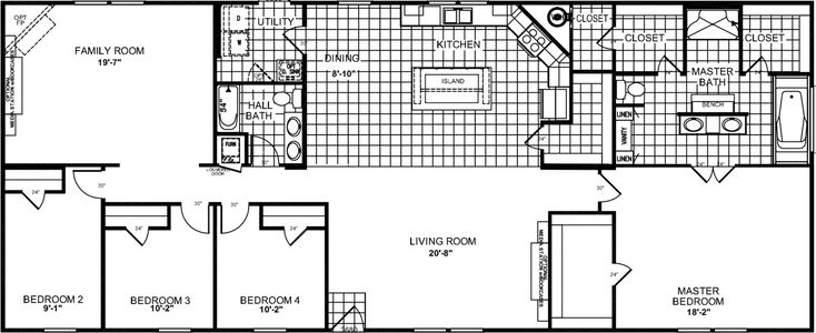 Trailblazer t76b floor plan home features