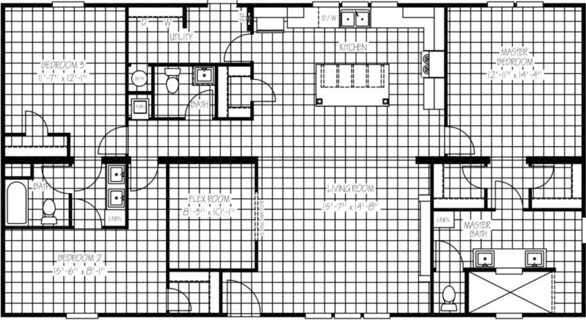 Daly floor plan home features