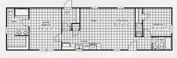 Molly floor plan home features