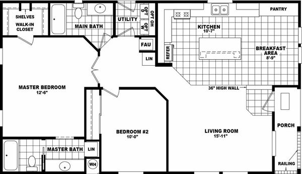 Hd2846b floor plan home features