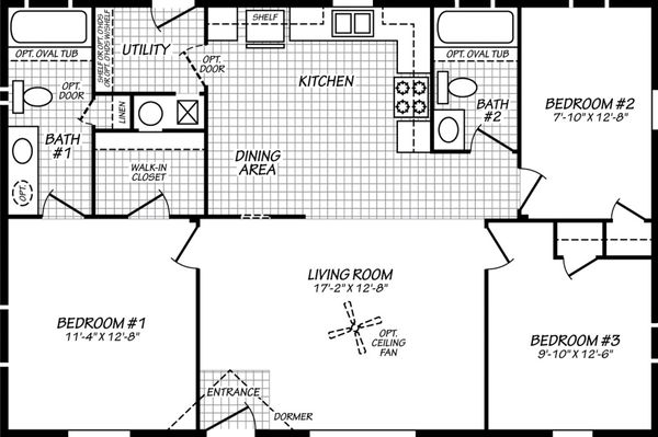 Sandpointe 28403a floor plan home features