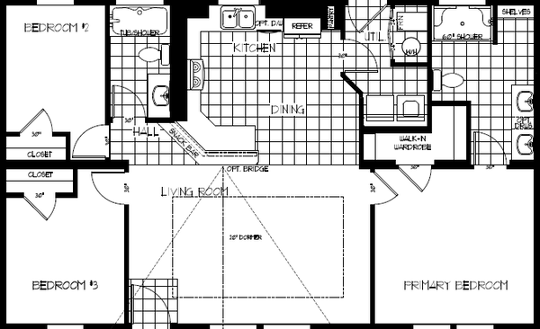 K2744a floor plan home features