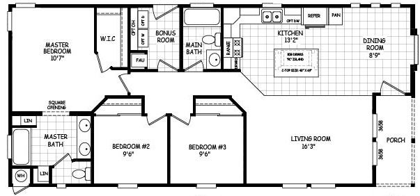 Edge 24523A Floor Plan