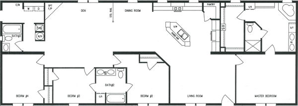 Md-13 floor plan home features
