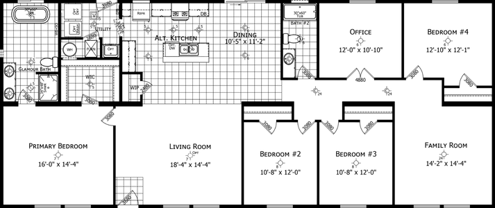 Noble 3272h12 floor plan home features