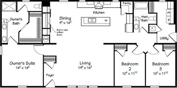 Evolution series coolidge model 3260 floor plan home features