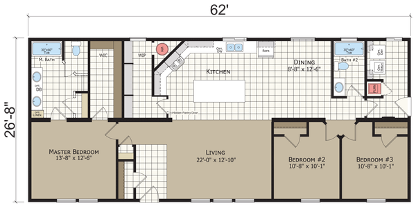 Hidden valley hv4623m floor plan home features